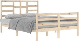 vidaXL Estructura de cama sin colchón madera maciza 140x200 cm Vidaxl