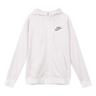 Nike Sportswear Logo Zipper Gray White Graywhite CW0305-910