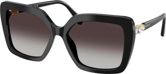 Swarovski Sk 6049 Zonnebril - Dames - Zonnebrillen - Zwart - 57 MM - Accessoires