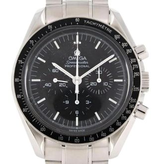 Omega Pre-owned Speedmaster Professional Stainless Steel 3570.50 - Heren - Pre-owned - Zwart - Maat: ONE Size