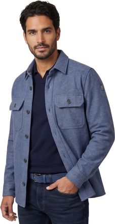 N-Z-A- NEW ZEALAND AUCKLAND Overshirt New Zealand blauw gem&ecirc;leerd Jamir