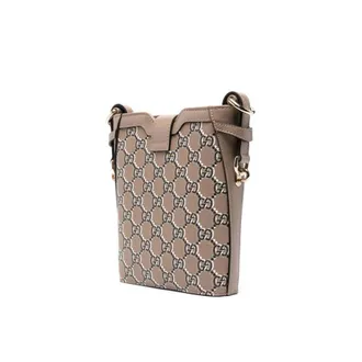 Gucci Gg Shadow Mini Bucket Bag Brown > Shoulder