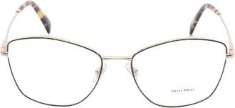 Miu Miu Pre-owned Accessories, female, Yellow, Size: ONE SIZE Pre-owned Metal sunglasses