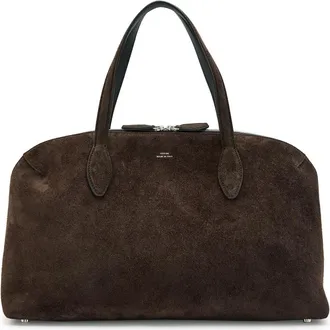 Toteme Day Medium Suede Tote - Brown - One Size