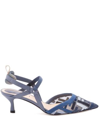 Fendi Colibr&igrave; Lite Slingback Pumps-Donna