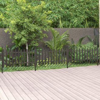 vidaXL Valla De Jard&iacute;n Con Postes 3 Piezas Wpc 614x80 Cm Vidaxl