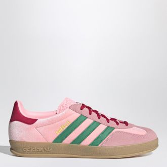 adidas Originals Gazelle Indoor Court Green/Glow Pink/Gum velvet Sneaker