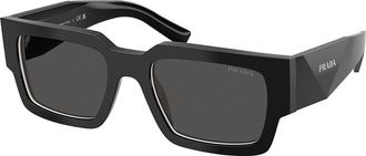 Prada PR B17SF Asian Fit 16K08Z Mens Sunglasses Black Size 55