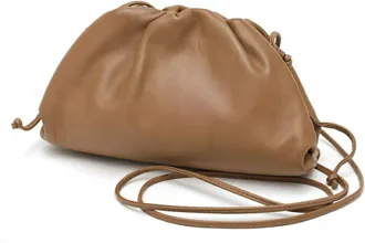 Bottega Veneta Camel Leather Pouch (Pre-Owned)