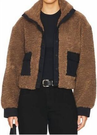 Paige Locklin Jacket In Warm Cocoa