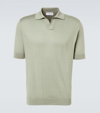 Lardini Cotton pique polo shirt