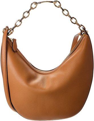 Valentino Vlogo Medium Leather Hobo Bag
