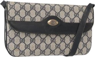 Gucci Pre-owned Cross Body Bags, female, Blue, Size: ONE SIZE Pre-owned Plastic Cross Body Bag
