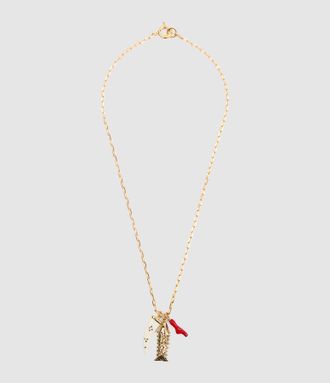 Isabel Marant Sautoir Long Necklace Dore