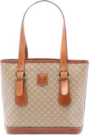 Celine Pre-owned Tote Bags, female, Beige, Size: ONE SIZE Pre-owned Vintage Tote