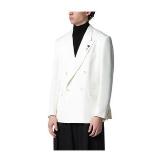 Lardini Blazers, male, White, Size: S Giacca Feeling Evento