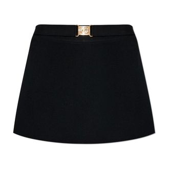 Cult Gaia Short Skirts, female, Black, Size: 2XS Amoret Knit Skirt