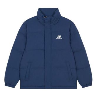 New Balance Essential Logo Puffer Jacket Asia Sizing Navy AMJ23345-NNY