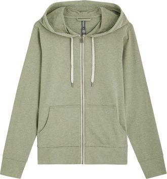 Vuori Clothing Halo Performance 2.0 Hooded Jersey Sweatshirt - Light Green - M (UK12 / M)