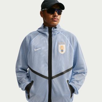 Nike Uruguay Nike Mens Dri-FIT Soccer Anthem Jacket in Blue | IH1749-425