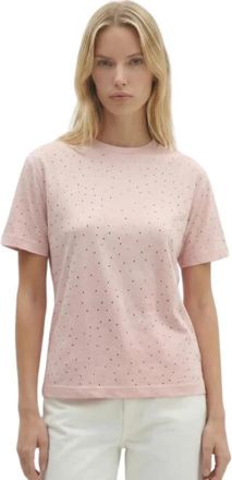 BERENICE Camiseta Thildina - Dames - T-shirts - Roze - S - Katoen - Tops