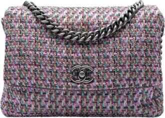 Chanel Pre-owned Leather chanel-bags - Dames - Vintage Schoudertas - Veelkleurig - ONE Size - Vintage