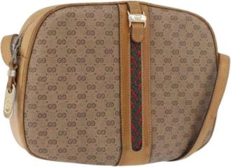 Gucci Pre-owned Cross Body Bags, female, Beige, Size: ONE SIZE Pre-owned Vintage Shoulder Bag