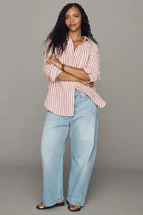 Pilcro Kayden High-Rise Carpenter Barrel Jeans