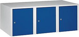 EKO Armario Superior M&uuml;nchen 3 Compartimentos Azul Genciana