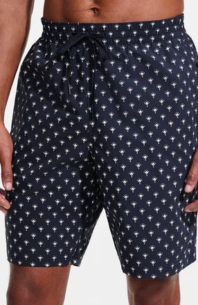 Lands End 9 Volley Hydroliner Swim Trunks in Radiant Navy Foulard at Nordstrom, Size Xx-Large