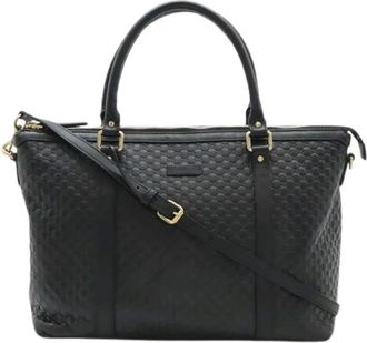 Gucci Pre-owned Handbags, female, Black, Size: ONE SIZE Pre-owned Vintage Handbag