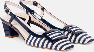 Roger Vivier Pumps slingback Belle Vivier 45 a righe