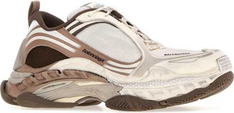 Balenciaga Mens Multicolor Canvas And Rubber Triple S.2 Sneakers Brown Mix - Beige
