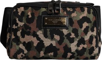 Dolce & Gabbana Multicolor Luipaard DG Logo Riem Heup Heuptas Tas