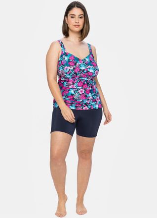 Sheego Badehose SHEEGO, Damen, Gr. 40, Normalgr&ouml;ssen, blau (marine), Polyamid, Badehosen Badehose