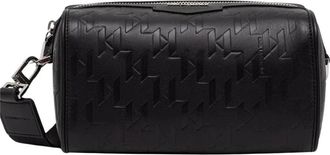 Karl Lagerfeld K/Loom Crossbody Tas - Heren - Schoudertassen - Zwart - ONE Size - Leer - Tassen