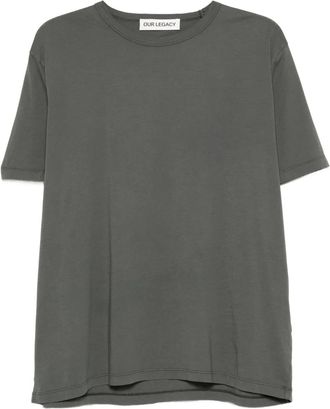 Our Legacy Katoenen T-shirt - Groen