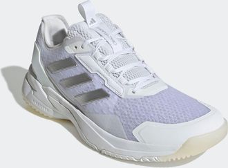 adidas Handballschuh ADIDAS PERFORMANCE CRAZYFLIGHT 6 HALLEN, Damen, Gr. 38,5, cloud wei&szlig;, silber metallic, core schwarz, Synthetik, Textil, Schuhe Handballs