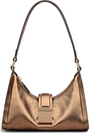 Radley London Sloane Metallic Leather Shoulder Bag in Olive Gold at Nordstrom Rack, Size Small