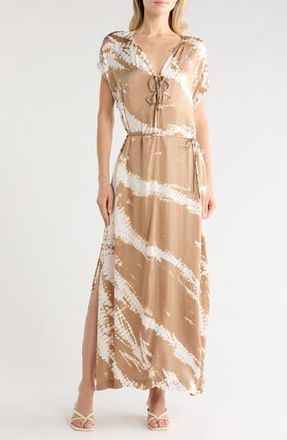 Young Fabulous & Broke Shilo Maxi Dress in Shiitake Desert Wash at Nordstrom Rack, Size X-Small
