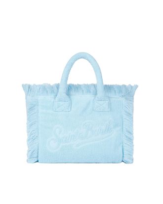 MC2 Saint Barth Unstructured Terry Cloth Bag with Embossed Logo