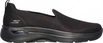 Skechers Womens Gowalk Arch Fit Grateful Slip On Style Sneaker In Black
