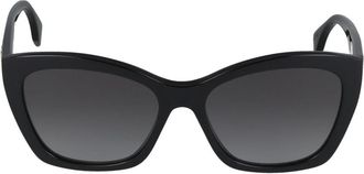 Fendi Stijlvolle zonnebril van Maison - unisex - Zonnebrillen - Zwart - 55 MM - Accessoires