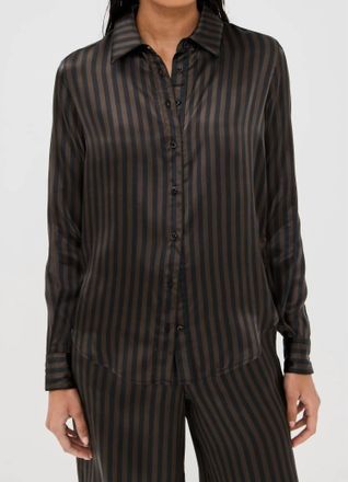 SPRWMN The Fonda Button Up Top In Americano