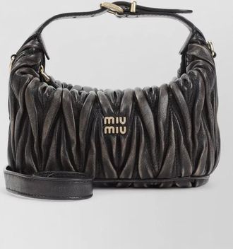 Miu Miu mini bag adjustable strap gold tone hardware