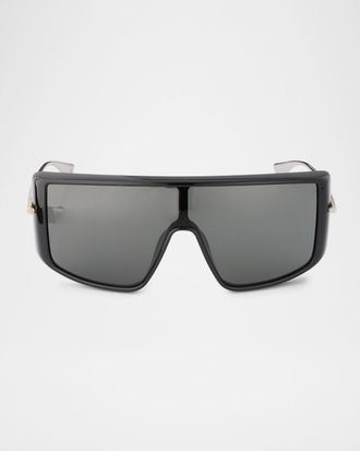 Alexander McQueen 99mm T-Bar Visor Sunglasses