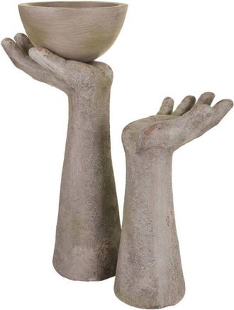 Wanderlust Deco Manos Deco Magnesio 27x20x51h-50x20x51 Gris