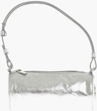 Off-white Laminated Leather Bowling Bag TORPEDO size One Size