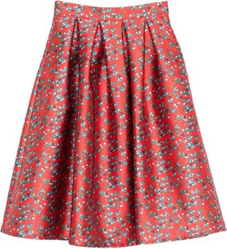 Alessandro Enriquez Midi Skirts, female, Red, XS, Alessandro Enriquez Skirts Red