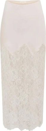 LoveShackFancy Loveshackfancy, Donna, Gonne, Bianco, L, new